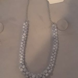 Gray necklace